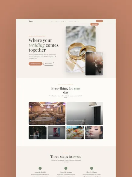 Recent client website