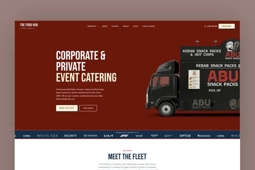 Recent client website